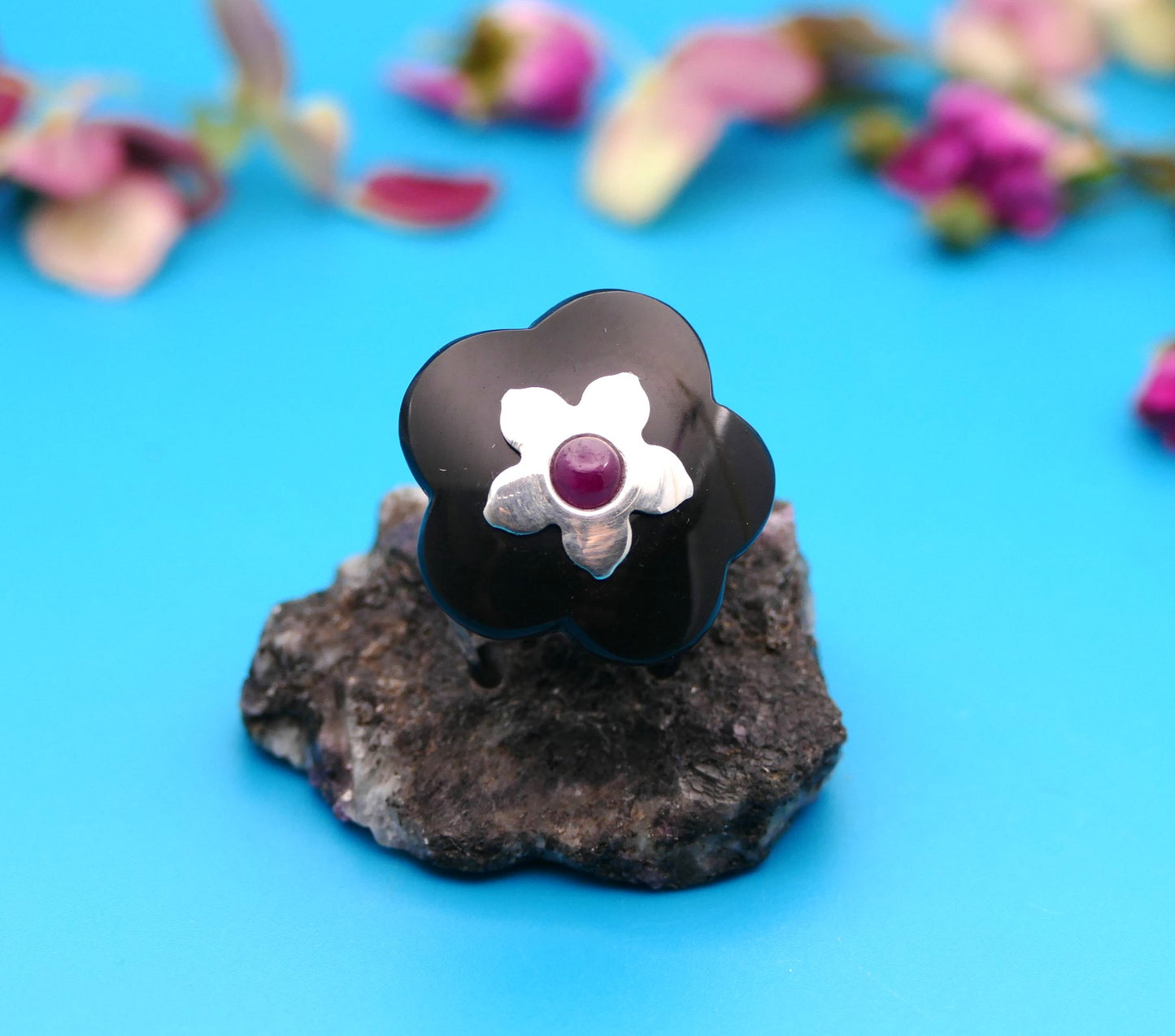 Natursteinanhänger, personalisierter Schmuck