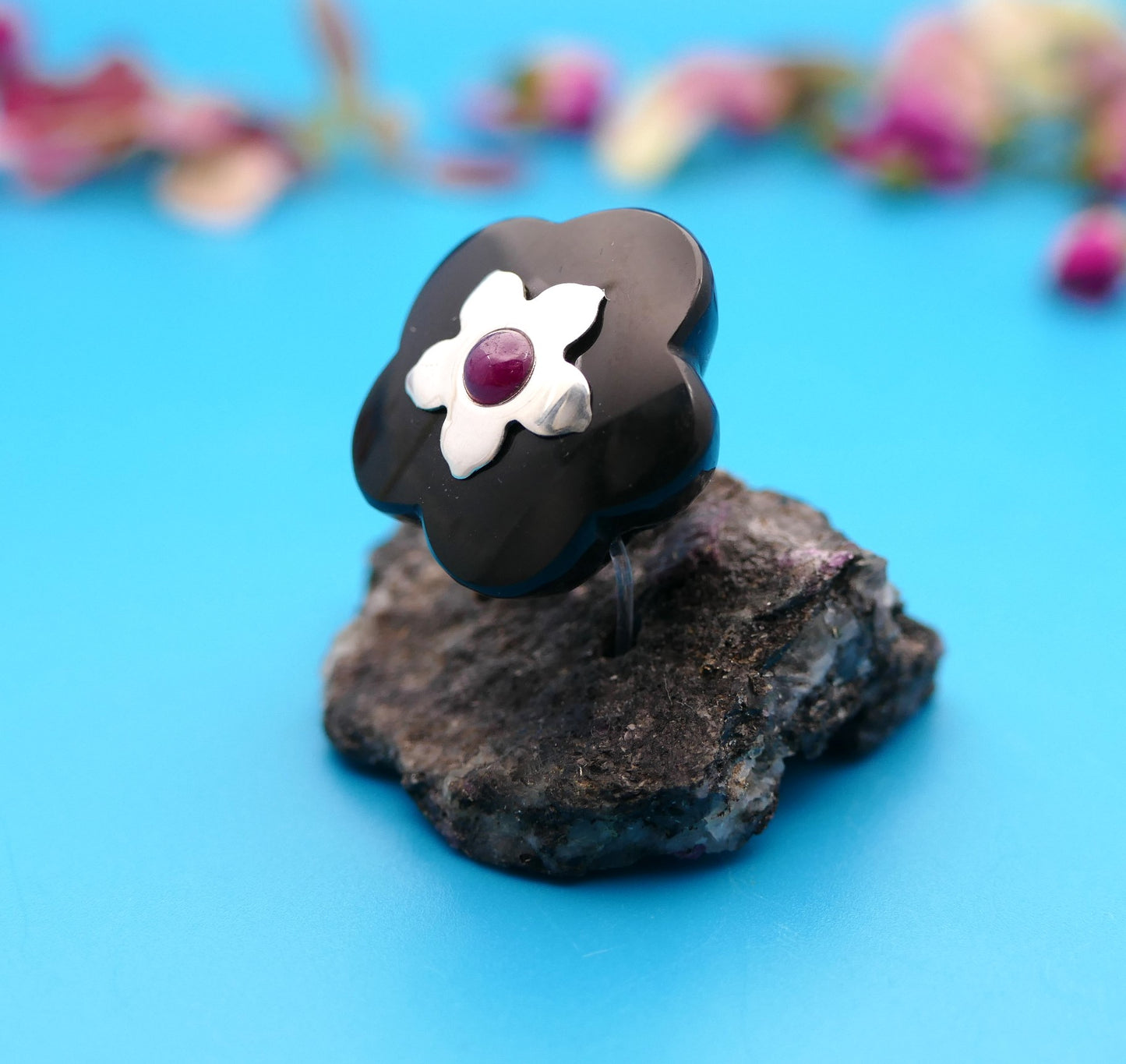 Natursteinanhänger, personalisierter Schmuck
