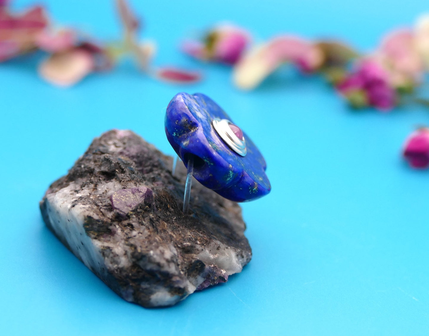 Natursteinanhänger, personalisierter Schmuck