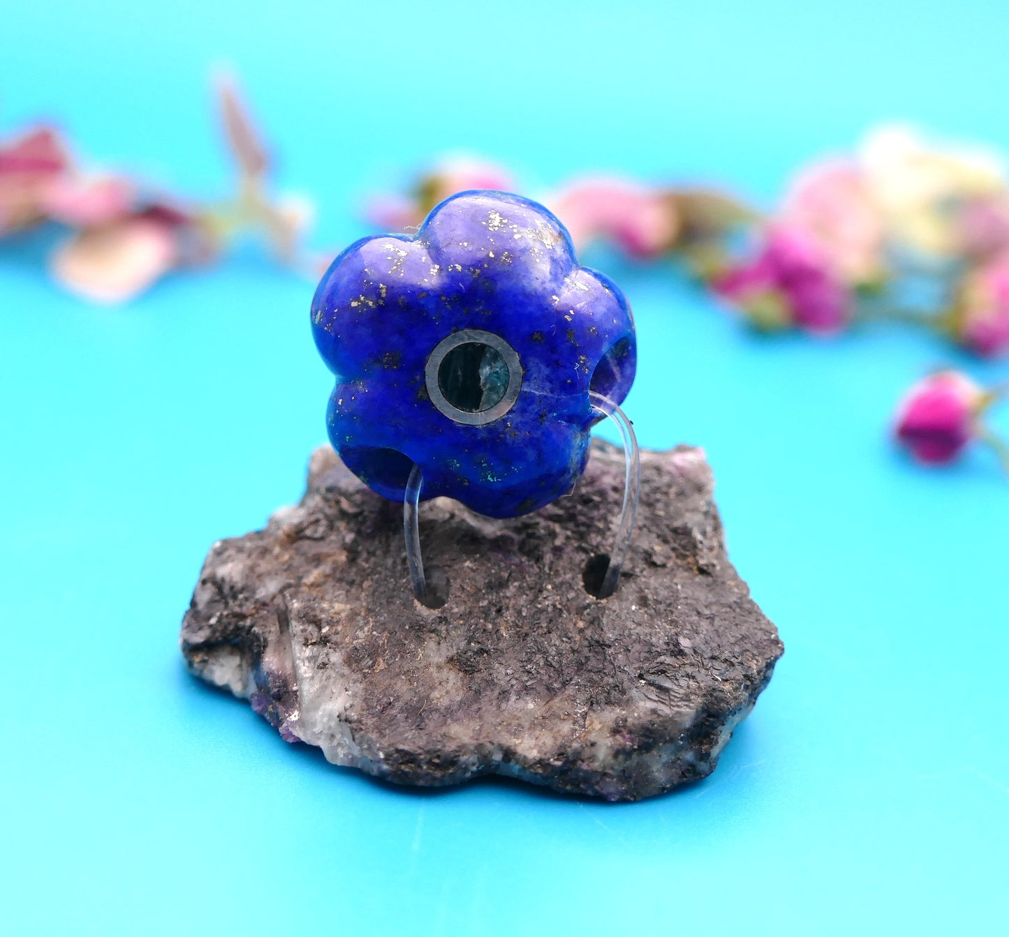Natursteinanhänger, personalisierter Schmuck