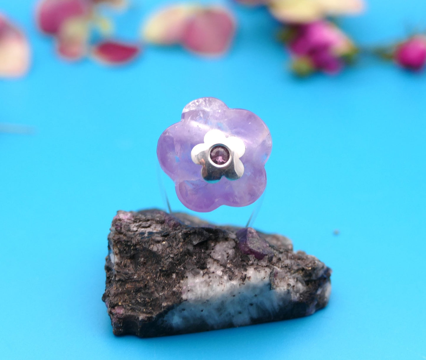 Natursteinanhänger, personalisierter Schmuck