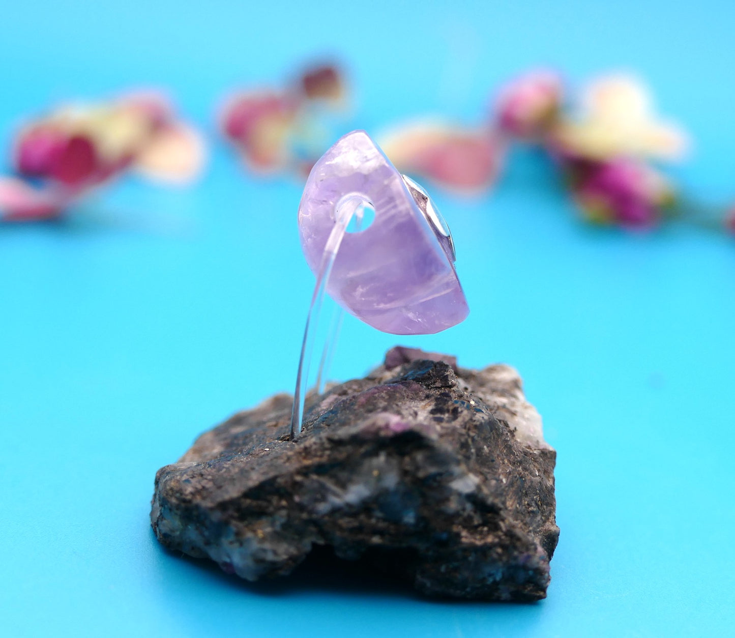 Natursteinanhänger, personalisierter Schmuck